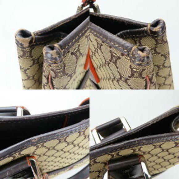 Celine tote bag brown beige macadam - Picture 4 of 11